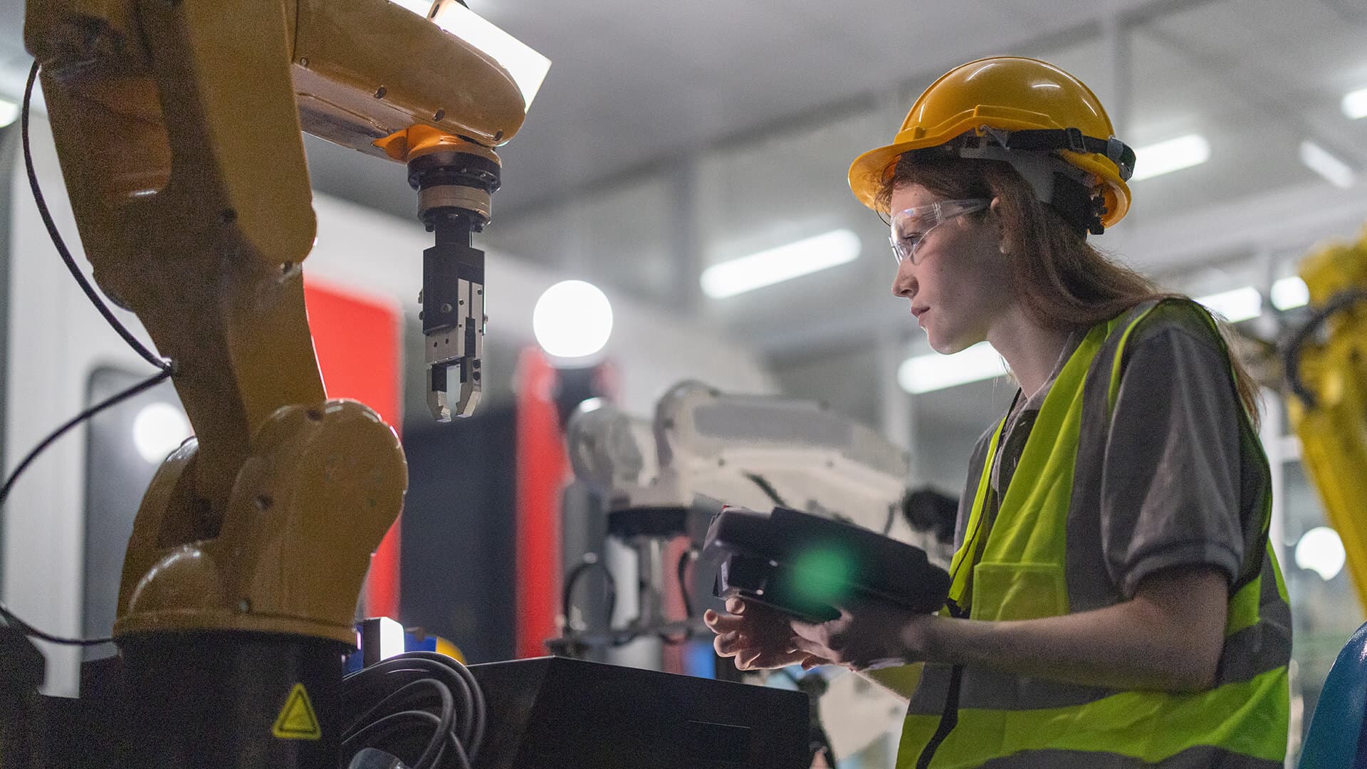 Student on engineering apprenticeship